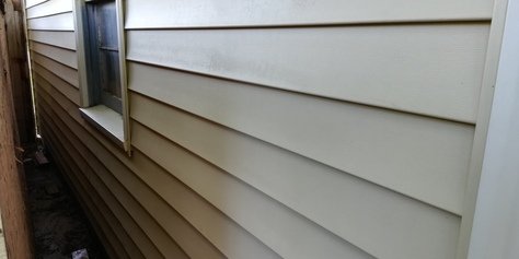 Soft wash siding - after