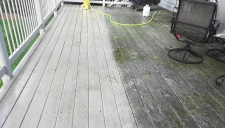 Deck Cleaning Project In Woodbury, MN