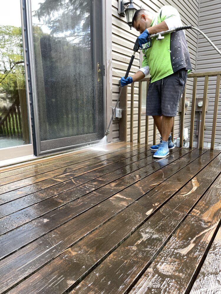 deck cleaning