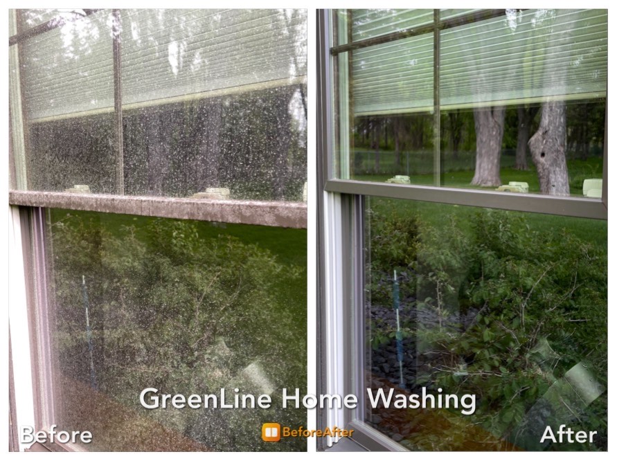 Green line wash window cleaning